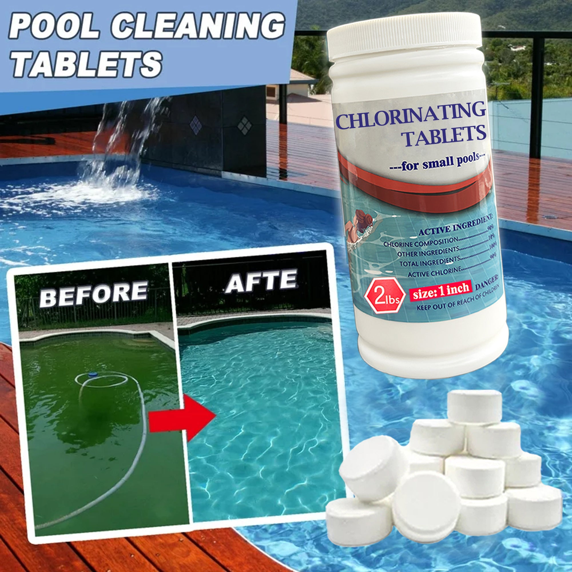 Pool Cleaning Tablets