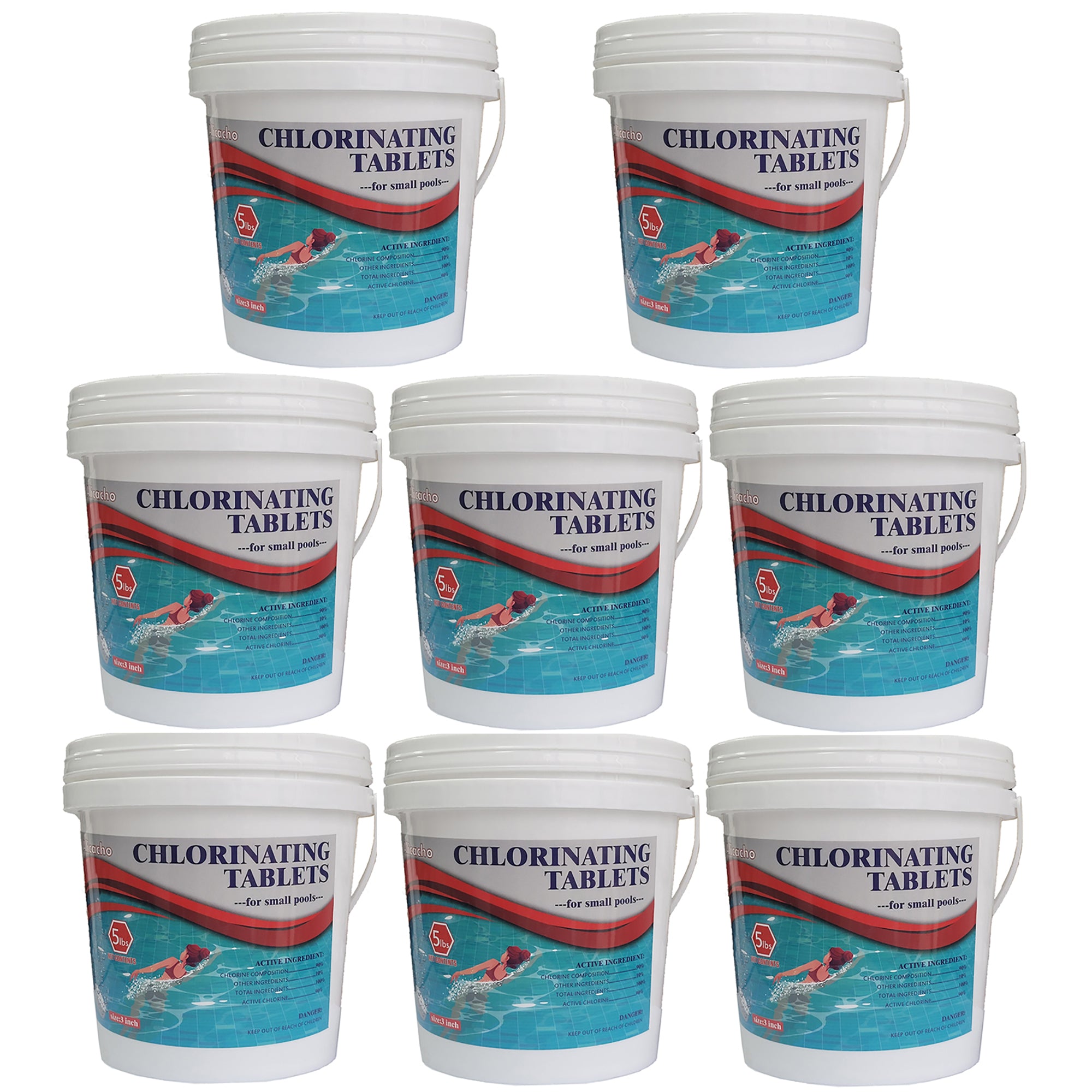 Cost-Effective 3 inch Chlorine Tablets - 40 lbs Only Need $141.89 !