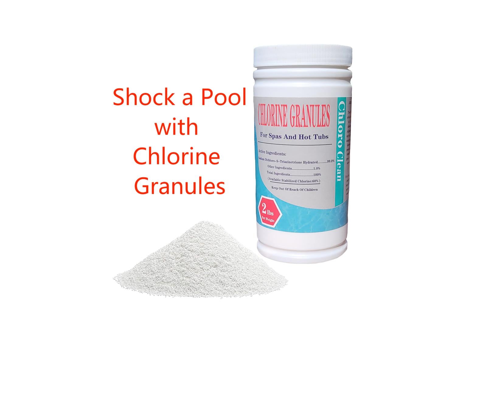 How to Shock a Pool with Chlorine Granules?