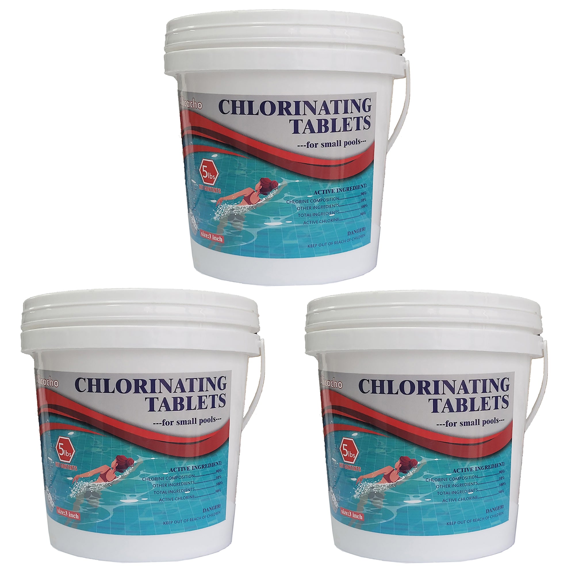 3 Inch Chlorine Tabs 15 lb